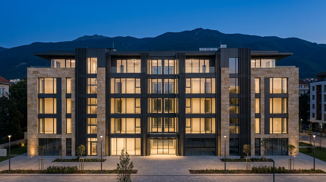 PARK PEAK development — architecture at the forest edge in Sofia